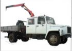 гидравлический кран-манипулятор Fassi F65А.22 на ГАЗ-3309 2-Х рядной кабиной