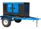 Электростанция Дизельный генератор 12 кВт "Lester", в кожухе на шасси